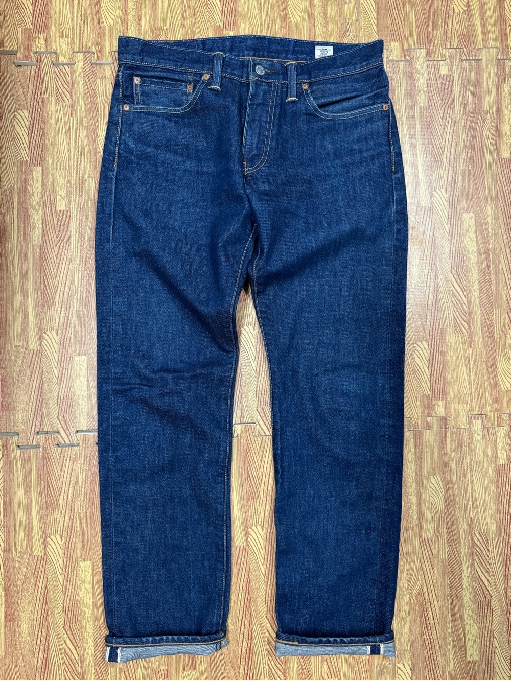 Levis 511 Slim Fit Jeans Men 32x30 Blue White Oak Cone Denim USA Made